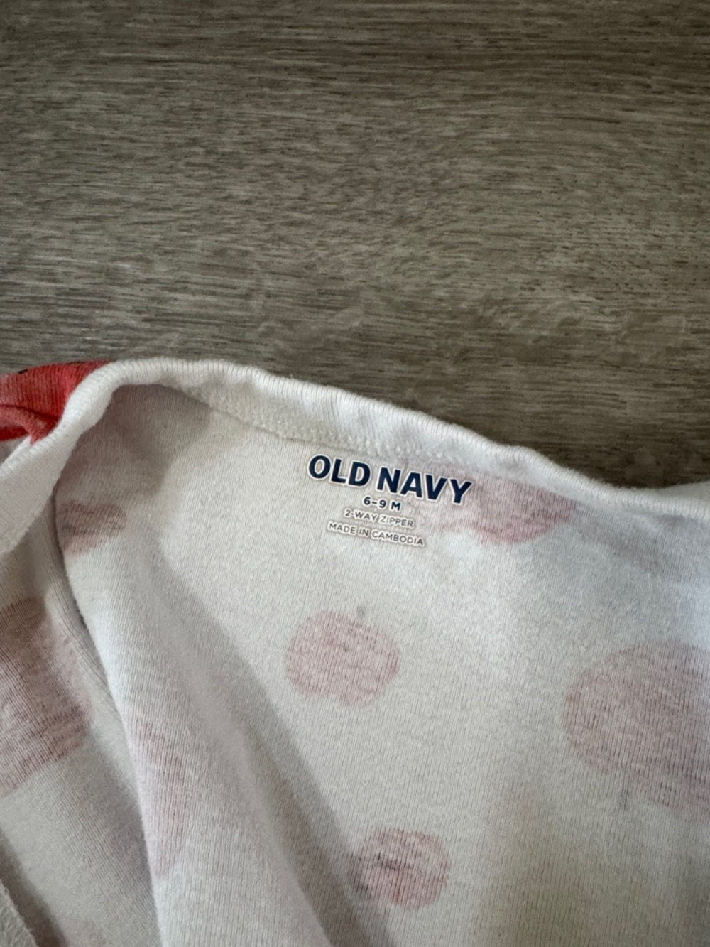 Old Navy Footed Two Way Zipper Onesie - Picture 6 of 6